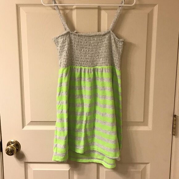 Justice Girls Gray|Green Swimi Bathing Suit Cover Up Sz 18 - Picture 6 of 7